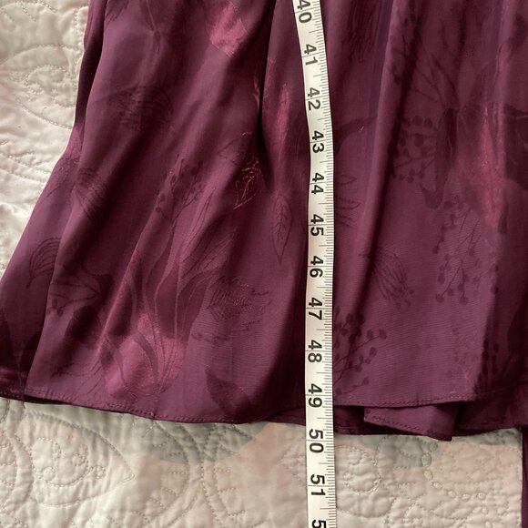 Anthropologie Current Air Purple Wrap Long-Sleeve Midi Party Dress New with Tags - Picture 14 of 14